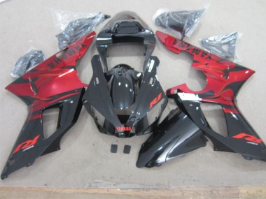 00-01 Black Red Yamaha YZF R1 Motorcycle Fairings