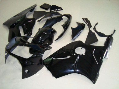 00-01 Glossy Black Kawasaki ZX12R Motorcycle Fairings