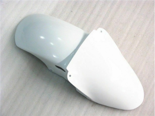 00-02 Glossy White Kawasaki ZX6R Motorcycle Fairings 00-02 Glossy White Kawasaki ZX6R Motorcycle Fairings
