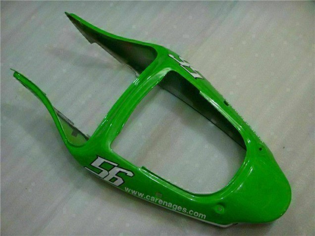 00-02 Green Black Kawasaki ZX6R Motorcycle Fairing 00-02 Green Black Kawasaki ZX6R Motorcycle Fairing