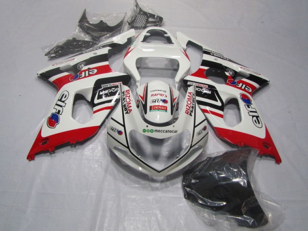 00-02 White Red Rizoma Playboy Suzuki GSXR 1000 Motorcycle Fairings 00-02 White Red Rizoma Playboy Suzuki GSXR 1000 Motorcycle Fairings
