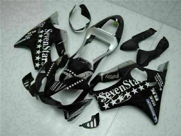 01-03 Black White SevenStarss Honda CBR600 F4i Motorcycle Fairings 01-03 Black White SevenStarss Honda CBR600 F4i Motorcycle Fairings
