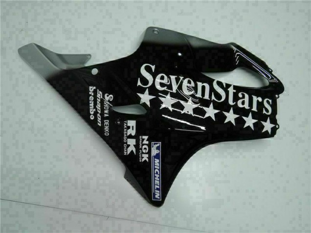01-03 Black White SevenStarss Honda CBR600 F4i Motorcycle Fairings 01-03 Black White SevenStarss Honda CBR600 F4i Motorcycle Fairings