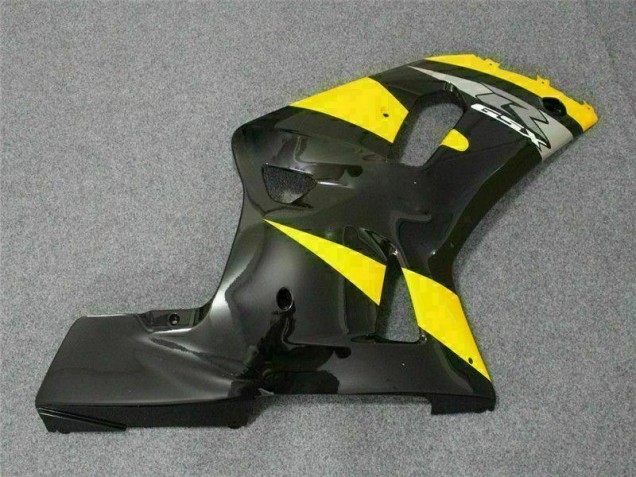 01-03 Yellow Black Suzuki GSXR 600/750 Motorcycle Fairings 01-03 Yellow Black Suzuki GSXR 600/750 Motorcycle Fairings