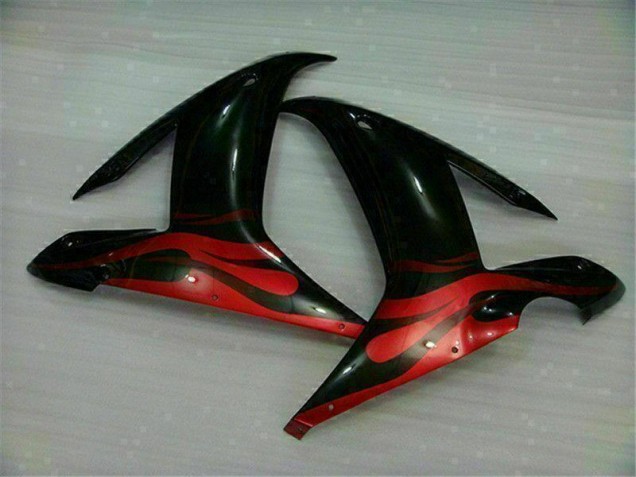 02-03 Black Red Yamaha YZF R1 Motorcycle Fairing 02-03 Black Red Yamaha YZF R1 Motorcycle Fairing