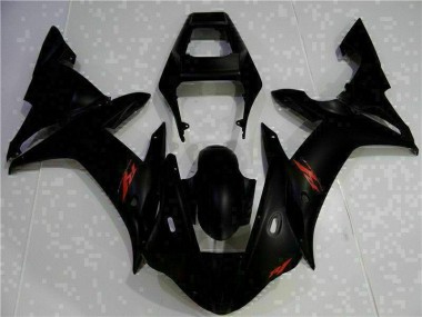02-03 Black Yamaha YZF R1 Aftermarket Motorcycle Fairing