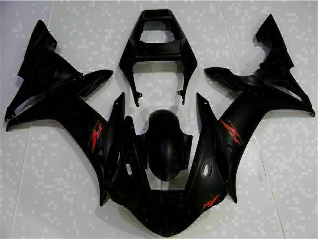 02-03 Black Yamaha YZF R1 Aftermarket Motorcycle Fairing 02-03 Black Yamaha YZF R1 Aftermarket Motorcycle Fairing