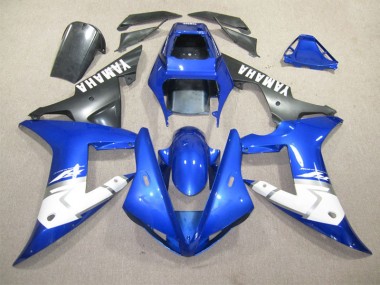 02-03 Blue White Yamaha YZF R1 Motorcycle Fairing