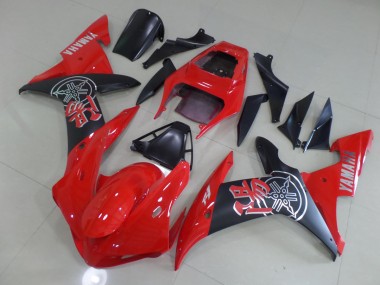 02-03 Matte Red Yamaha YZF R1 Motorcycle Fairings