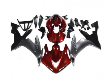 02-03 Red Grey Black Yamaha YZF R1 Motorcycle Fairings
