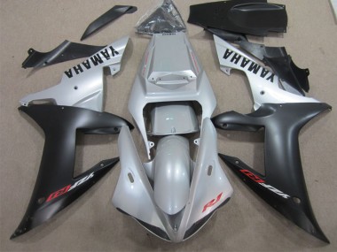 02-03 Silver Black Yamaha YZF R1 Motorcycle Bodywork