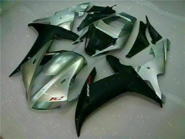 02-03 Silver Black Yamaha YZF R1 Motorcycle Fairing