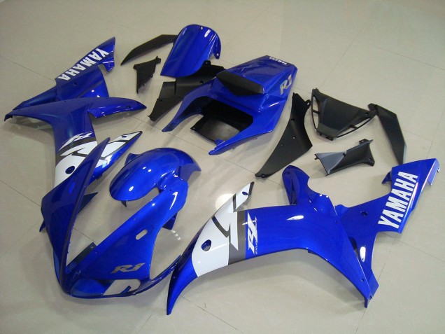 02-03 White Blue Yamaha YZF R1 Motorcycle Fairings 02-03 White Blue Yamaha YZF R1 Motorcycle Fairings