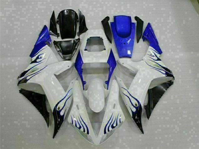 02-03 White Yamaha YZF R1 Full Motorcycle Fairing Kits 02-03 White Yamaha YZF R1 Full Motorcycle Fairing Kits