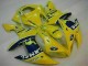 02-03 Yellow Yamaha YZF R1 Motorcycle Fairings 02-03 Yellow Yamaha YZF R1 Motorcycle Fairings