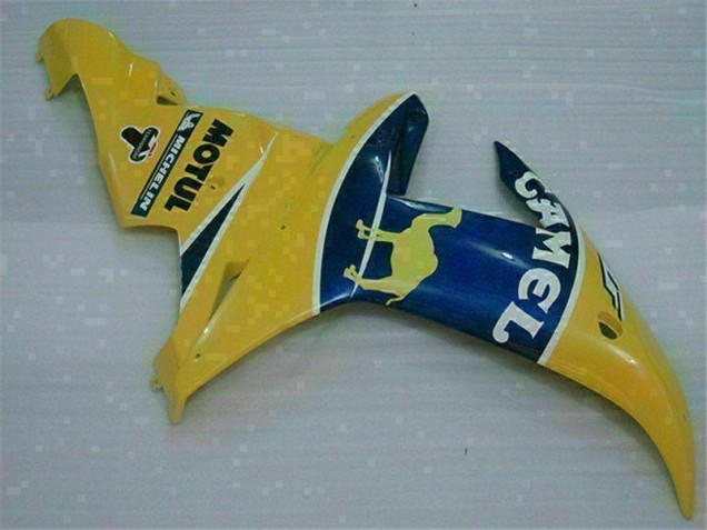 02-03 Yellow Yamaha YZF R1 Motorcycle Fairings 02-03 Yellow Yamaha YZF R1 Motorcycle Fairings