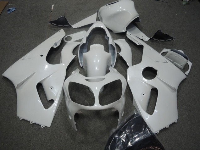 02-06 White Kawasaki ZX12R Motorcycle Fairings 02-06 White Kawasaki ZX12R Motorcycle Fairings