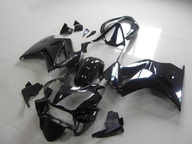 02-13 Glossy Black Honda VFR800 Motorcycle Fairings