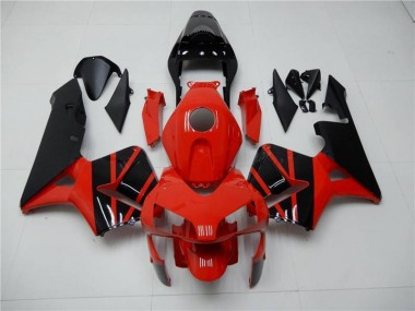 03-04 Red Black Honda CBR600RR Motorcycle Fairings