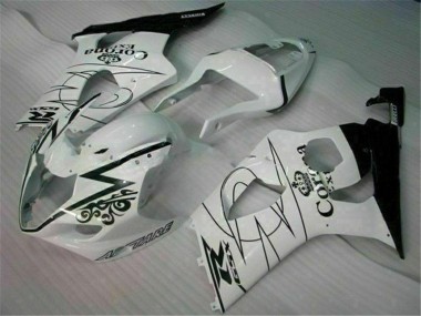 03-04 White Suzuki GSXR 1000 Motorcycle Fairings