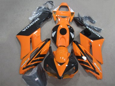 04-05 Black Orange Honda CBR1000RR Motorcycle Fairing