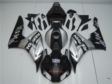04-05 Black Silver Repsol Honda CBR1000RR Motorcycle Fairings