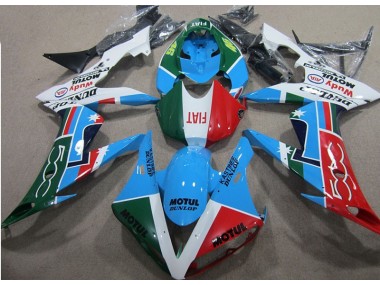04-05 Blue Red Green Motul Honda CBR1000RR Motorcycle Fairings