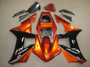 04-05 Orange Black Honda CBR1000RR Motorcycle Fairings
