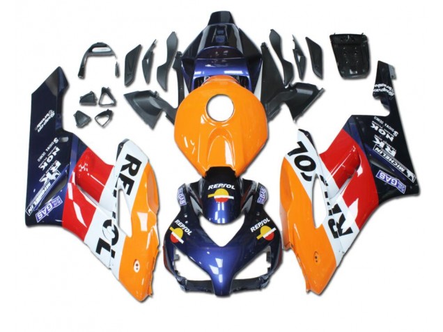 04-05 Orange Red Blue Repsol Honda CBR1000RR Motorcycle Fairings 04-05 Orange Red Blue Repsol Honda CBR1000RR Motorcycle Fairings