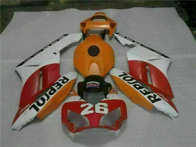 04-05 Orange Red Repsol 26 Honda CBR1000RR Motorcycle Fairings 04-05 Orange Red Repsol 26 Honda CBR1000RR Motorcycle Fairings