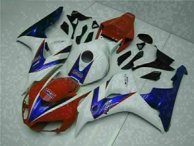 04-05 Red White Honda CBR1000RR Motorcycle Fairings