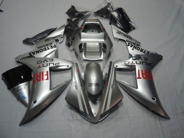 04-05 Silver Red Fiat Honda CBR1000RR Motorcycle Fairings