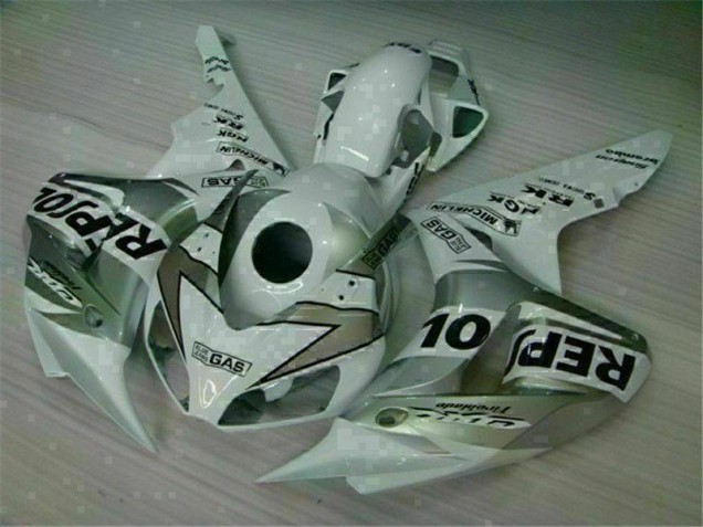04-05 Silver Repsol Honda CBR1000RR Motorcycle Fairing