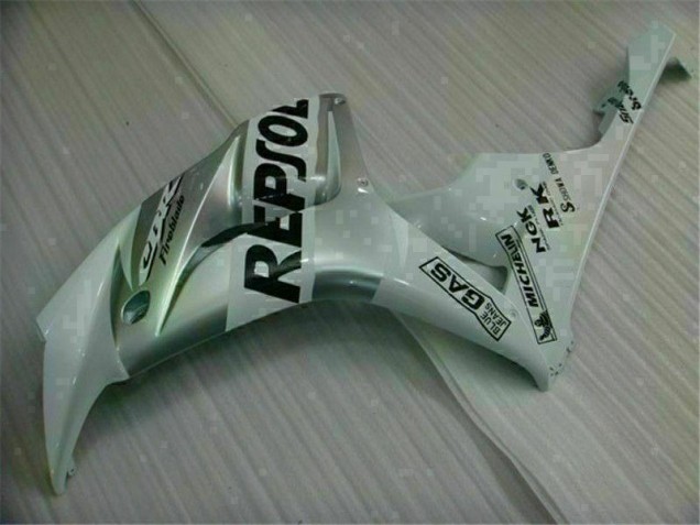 04-05 Silver Repsol Honda CBR1000RR Motorcycle Fairing