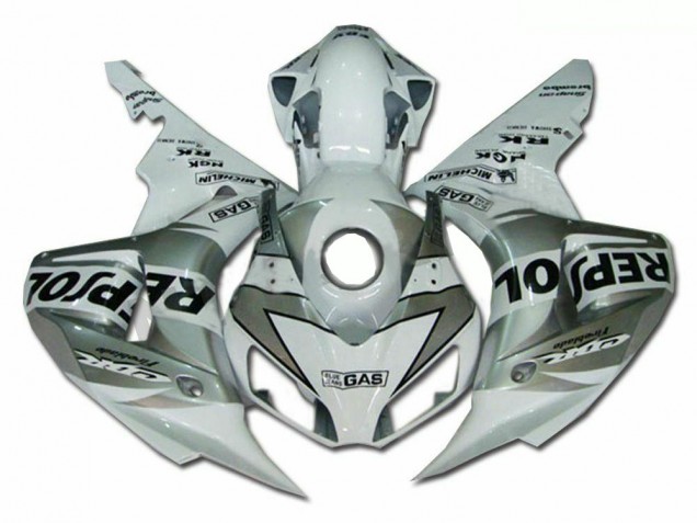 04-05 Silver Repsol Honda CBR1000RR Motorcycle Fairing