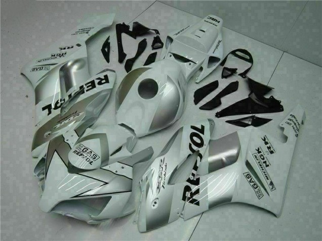 04-05 Silver White Repsol Honda CBR1000RR Motorcycle Fairing