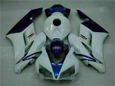 04-05 White Blue Honda CBR1000RR Motorcycle Fairing