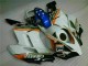 04-05 White Blue Honda CBR1000RR Motorcycle Fairings 04-05 White Blue Honda CBR1000RR Motorcycle Fairings