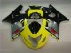 04-05 Yellow Black Suzuki GSXR 600/750 Motorcycle Fairing 04-05 Yellow Black Suzuki GSXR 600/750 Motorcycle Fairing