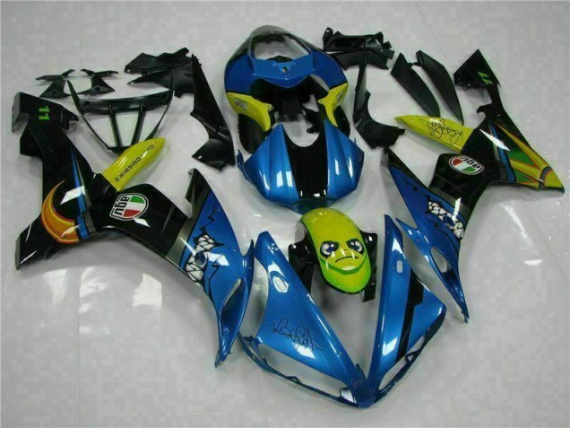 04-06 Blue Yamaha YZF R1 Motorcycle Bodywork