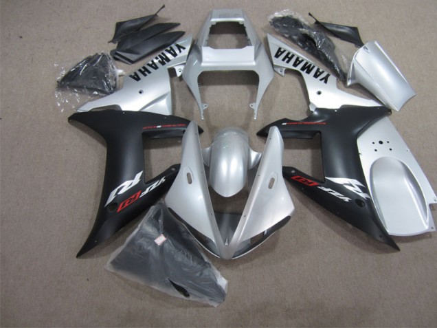 04-06 Silver Black Yamaha YZF R1 Motorcycle Fairings