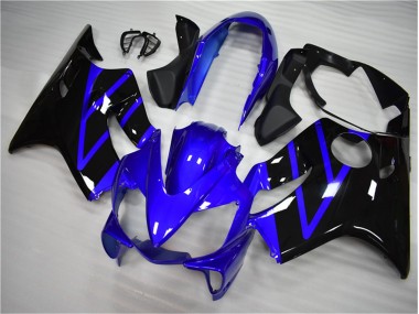 04-07 Blue Black Honda CBR600 F4i Motorcycle Fairings