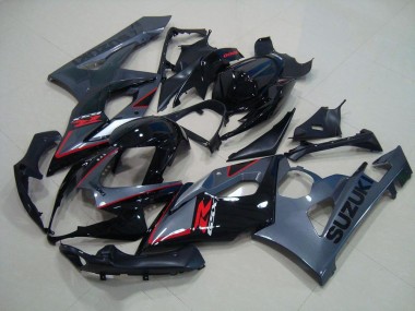 05-06 Black Red Decals Suzuki GSXR 1000 Motorcycle Fairings