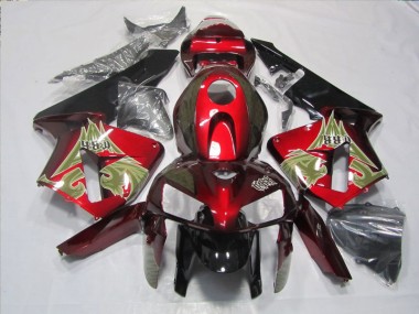 05-06 Black Red Honda CBR600RR Motorcycle Fairing Kits
