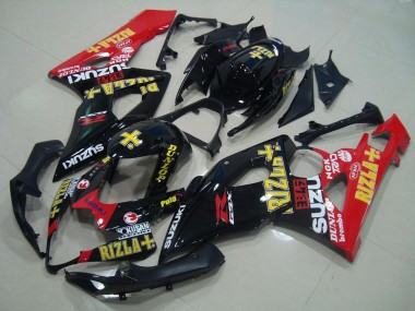 05-06 Black Red Rizla Suzuki GSXR 1000 Motorcycle Fairings