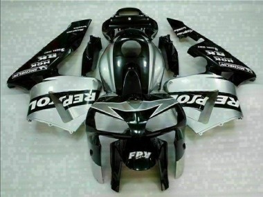 05-06 Black Silver Repsol Honda CBR600RR Motorcycle Fairings