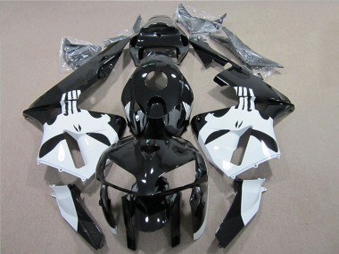 05-06 Black White Honda CBR600RR Motorcycle Fairing