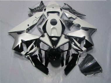 05-06 Black White Honda CBR600RR Motorcycle Fairings