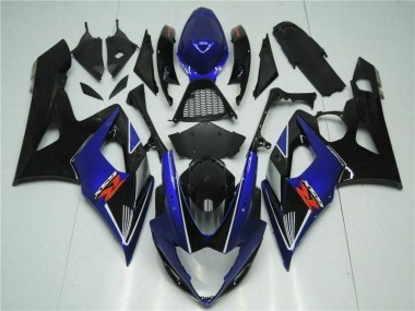 05-06 Blue Black Suzuki GSXR 1000 Motorcycle Fairing