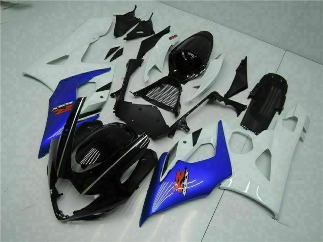 05-06 Blue White Suzuki GSXR 1000 Motorcycle Fairing 05-06 Blue White Suzuki GSXR 1000 Motorcycle Fairing